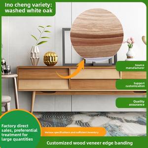 Strisce per bordi <span class=keywords><strong>in</strong></span> legno lavate <span class=keywords><strong>in</strong></span> <span class=keywords><strong>rovere</strong></span> bianco per tavoli armadi-BX-1 personalizzabili di larghezza di spessore - Product Image 3