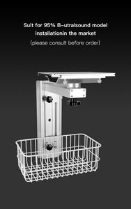 Wandgemonteerde patiëntenmonitorwagen met beugel voor ziekenhuisgebruik - Product Image 5