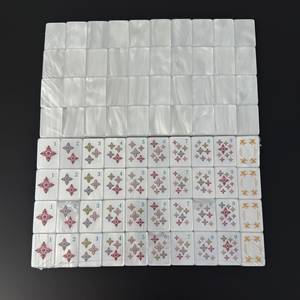 HIMORE Ensemble de Mahjong Américain en Acrylique de 1,4 Pouce, 160 Tuiles Couronne, Portable, Ensemble Complet de Mahjong pour Adultes, Cadeau de Collection - Product Image 2