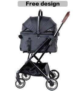 बड़े पहियों के अनुकूलित बाल खिलौना और कुत्ते के साथ सबसे अच्छा हल्का फोल्डेबल रोलर यात्रा वाहक उत्पाद - Product Image 2