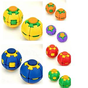 Balle <span class=keywords><strong>anti</strong></span>-<span class=keywords><strong>stress</strong></span> déformable, cube rotatif Fidget Spinner, jouet Push Pop Fidget pour soulager l'anxiété, pour adultes et enfants - Product Image 2