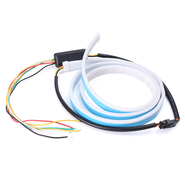 HOLY RGB Car Led Strip Lights Auto Dynamic Streamer Reverse Warning Light Brake Turn Signal Lamp Car LED Strip Light