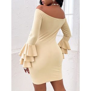 Robes à manches évasées pour femmes, haute qualité et <span class=keywords><strong>bon</strong></span> <span class=keywords><strong>prix</strong></span> - Product Image 3