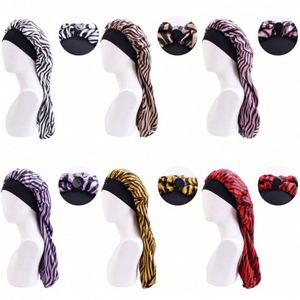 Bonnet long en satin large avec fermeture à bouton-pression, pour tresses longues, pour femme, plage, extérieur, usage quotidien, toutes saisons - Product Image 6