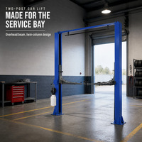 Pont élévateur hydraulique à deux colonnes Tianhong GS45PRO-B 4.5T pour véhicules, hauteur de levage 25-72.8 pouces, équipement de réparation de garage, certifié CE