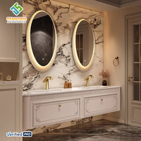 OEM Moderne 2025 Juerte Farmhouse Salles de bains Vanités Ensemble complet de meubles Table Bureau Cabinet Panneau Miroir Robinet d'évier pour salle de bain