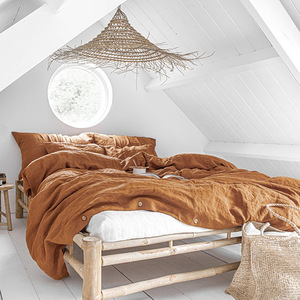 Mới Đến Mới Nhất Thiết Kế Bán Buôn <span class=keywords><strong>Comforter</strong></span> Bộ Dệt Bộ Đồ Giường Đặt Bộ Đồ Giường Pháp Linen Tấm Chất Lượng Dệt Hiện Đại Đồng Bằng 14 - Product Image 4