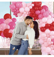 Kit d'arche de ballons rose écologique pour fête, ballons métalliques chromés rose doré, guirlande pour remise de diplôme, Halloween, anniversaire