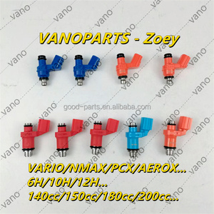 WANOU Vario PCX Inyectores Assy 6H <span class=keywords><strong>8H</strong></span> 10H 140cc 150cc 180cc 200cc Racing Motocicleta Inyector de combustible - Product Image 2