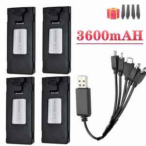 E88 Series Li-ion <b>Drone</b> <b>Battery</b> 3.7V 3600mAh Rechargeable for E88EVO E99 K9 K10 P1 P5 F185 F195 RC Quadcopters - Product Image 4