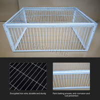 Cage piège à oiseaux et pigeons en métal GESHIFENG à 2 portes
