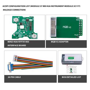 Paket Modul Instrumen YANHUA ACDP2 MB HU6/HU7 dengan Modul 37/39+ Papan Antarmuka MB HU6-B R7F701403 + Platform MQB-YH-OBD - Product Image 3