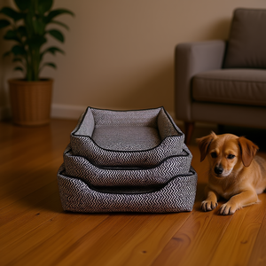 Set di 3 Letti per Cani Yommy, Taglie S M L, Impermeabili e Antiscivolo - Product Image 2