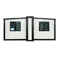 Maison conteneur pliable de 20 pieds sur mesure, design modulaire, villa préfabriquée, bâtiments modernes de luxe