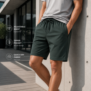 Shorts chino personnalisés pour hommes, légers, extensibles, décontractés, pour le golf, fabricant de vêtements OEM ODM, marque privée - Product Image 2