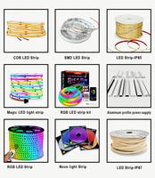 Bande LED COB sur mesure 12V 24V 8mm 2700K Blanc Chaud Sans Points Ruban Flexible