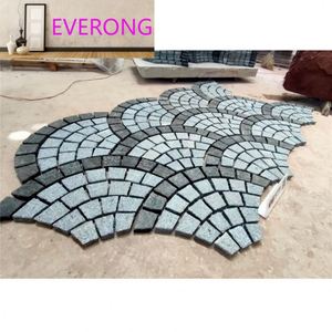 Pavé d'<span class=keywords><strong>allée</strong></span> en pierre personnalisé de haute qualité meilleur <span class=keywords><strong>prix</strong></span> pavés de granit - Product Image 2