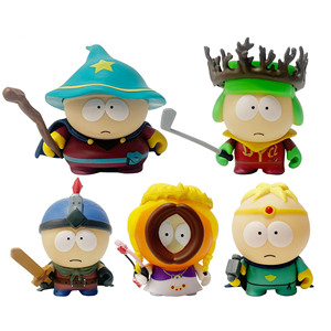 MR vendita calda Set di 5 <span class=keywords><strong>cartoni</strong></span> <span class=keywords><strong>animati</strong></span> parco sud Mini figure Anime PVC Anime Action figure Creative bambole auto ornamenti unici stile giocattolo - Product Image 2
