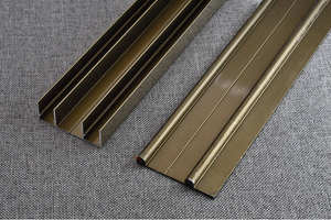 Sistema Moderno de Riel Inferior para Puerta Corredera de Dos Vías, Aleación de Zinc, Cierre Suave y Silencioso, para Cocina, Gimnasio, Dormitorio, Comedor, Exteriores y Centros Comerciales - Product Image 4