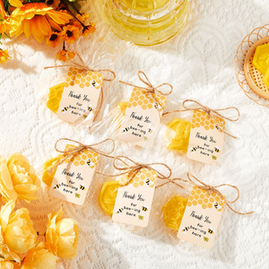 Savon au miel et à la cire d'abeille naturelle, enrichi en vitamine E, pour le visage et le corps, blanchissant à la noix de coco, fait main, biologique - Product Image 4