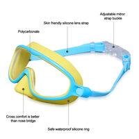 YL600B Kinder-Tauchmaske mit Großem Rahmen, Schwimmbrille für Freizeitschwimmen im Pool, Tauchmaske für Kinder mit Nasenschutz