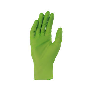 ถุงมือไนไตรล์แบบใช้แล้วทิ้ง สีเขียว ปราศจากน้ำยาง ปราศจากแป้ง รุ่น M3.5g ผลิตในมาเลเซีย ขายตรง - Product Image 1