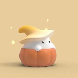 Lámpara LED de Silicona con Forma de Calabaza Fantasma, Luz Nocturna LED de Silicona, Lámpara de Noche Recargable por USB para Oficinas y Dormitorios - Product Image 5