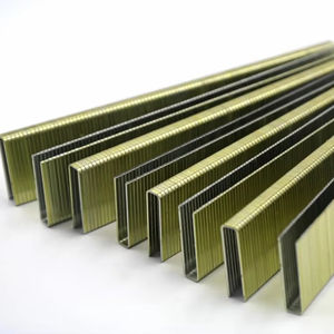 Stapler listrik produsen profesional dengan Staples baja tipe U 4J Stapler Pin - Product Image 1