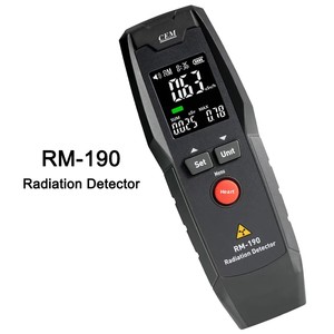 เครื่องตรวจจับความไวสูง CEM RM-190 พร้อมเสียงเตือนแบบ Geiger และเครื่องทดสอบรังสีเอกซ์ พร้อมการวัดค่า USv/h - Product Image 2