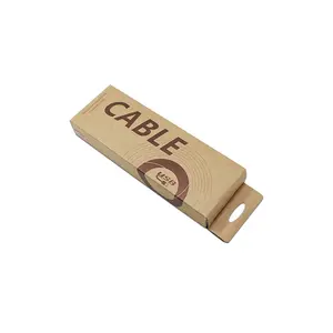 Wholesale Custom Boxes With Logo Packaging For Cables Folding Paper Package Box OEM Charging Cable Packaging Box