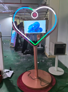 2025 mô hình mới màn hình cảm ứng Photo Booth máy hình trái tim ma thuật gương máy ảnh máy in cho điện thoại thông minh iPad cho - Product Image 2
