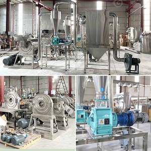 Machine de broyage pour la production de poudre de gomme arabique, moringa séché, jaggery, céréales, racines et herbes, feuilles de laurier et dattes - Product Image 2