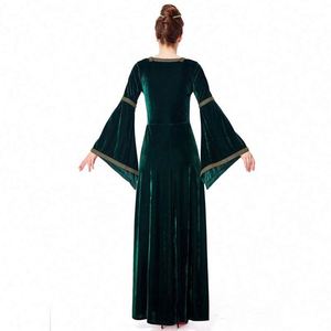 Costumes médiévaux européens, robe de cour aristocratique rétro, costumes d'Halloween, costume de scène pour adultes - Product Image 5