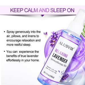 Formula Organic Lavender Pillow Mist OEM Meilleur spray liquide jaune clair pressé à froid naturel personnalisé - Product Image 5