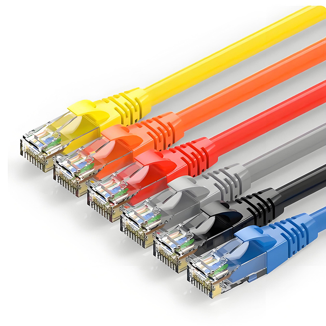 Cat 5e Network Patch Cord Cable UTP Unshielded CCA PVC Ethernet Multi Color Available for Server Rack Enterprise CCTV POE System