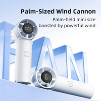 Ventilateur de poche RYW FS2667, haute vitesse, rechargeable, moteur à turbine sans balais, design portable pour une utilisation en extérieur et à la maison