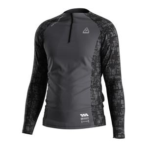 Sweat-shirt de survêtement à fermeture éclair 1/4, tissu respirant et à séchage rapide, panneau latéral pour une mobilité maximale, idéal pour un usage quotidien décontracté - Product Image 3