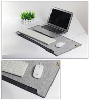 Tapis de clavier carrés en feutre écologique de 3 mm d'épaisseur, disponibles en plusieurs couleurs et tailles