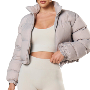 Newest Style Women's Reversible Thin <b>Quilted</b> Knitted Breathable Denim <b>Jacket</b> Long Sleeve Black Blue Cotton OEM Pockets - Product Image 1