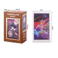 Cartes de tarot Angel authentiques, en papier, avec boîte gaufrée or, 7 x 12 pouces, édition anglaise originale