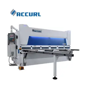 ACCURL Master Shear with Pneumatic sheet support System 6000mm shearing machine price