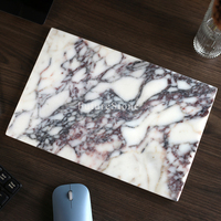 Moderne Calacatta Viola Natur marmor Tablett Business Lagerung Food Board Marmor Home Schlafzimmer Display Indoor Office Dekoration