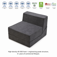 Fauteuil de club de qualité supérieure, tissu ignifuge, mousse haute densité, compressé sous vide, installation rapide, usage hôtelier, design moderne