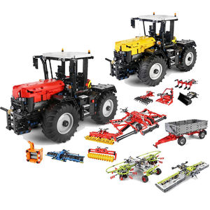 Mould <span class=keywords><strong>King</strong></span> 17019 17020 Série de camions d'ingénierie 4 en 1, tracteur télécommandé par application, camion RC, blocs de construction en plastique, jouets - Product Image 5