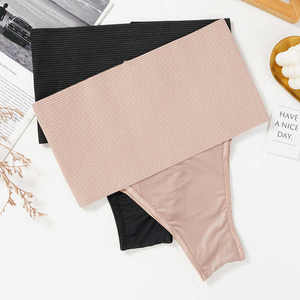 Faja Tanga Moldeadora de Cintura Alta con Control de Abdomen para Mujer Talla Grande Amigable con la Piel - Product Image 6