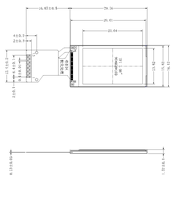 Module d'affichage LCD TFT 1.06 pouces 96x160 Panneau TN avec rétro-éclairage LED Interface SPI Fabricant de micro écran FPC 13 broches
