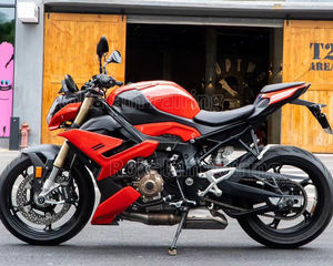 Para <span class=keywords><strong>BMW</strong></span> S1000R 2021-2024 S <span class=keywords><strong>1000R</strong></span> 21-24 S1000 R Kit de carenado de motocicleta del mercado de accesorios de carenado rojo - Product Image 1