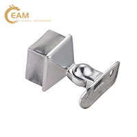 Support de main courante en tube d'acier inoxydable moderne SS201/304/316, plaque supérieure fixe, fixation au sol, finition miroir/satinée, pour escalier et bureau