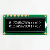 Écran LCD STN MJ1602-7 Maijing personnalisé avec rétroéclairage LED, résolution 16x2, luminosité 300 cd/m², interface parallèle SMD AIP31066