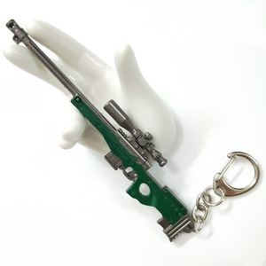 Đấu trường Breakout 4-12cm Hợp kim kẽm Mini Súng bắn tỉa súng trường Keychain Mặt dây chuyền khuyến mại thủ công mỹ nghệ Ý tưởng quà tặng cho Carabiners - Product Image 2